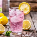 Pink Salt Trick Recipe – Woman drinking pink salt water in the morning as part of her daily routine.