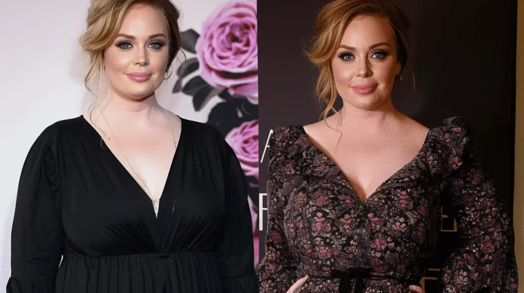 Adele attending an event, showcasing her transformation as part of Adele weight loss journey.