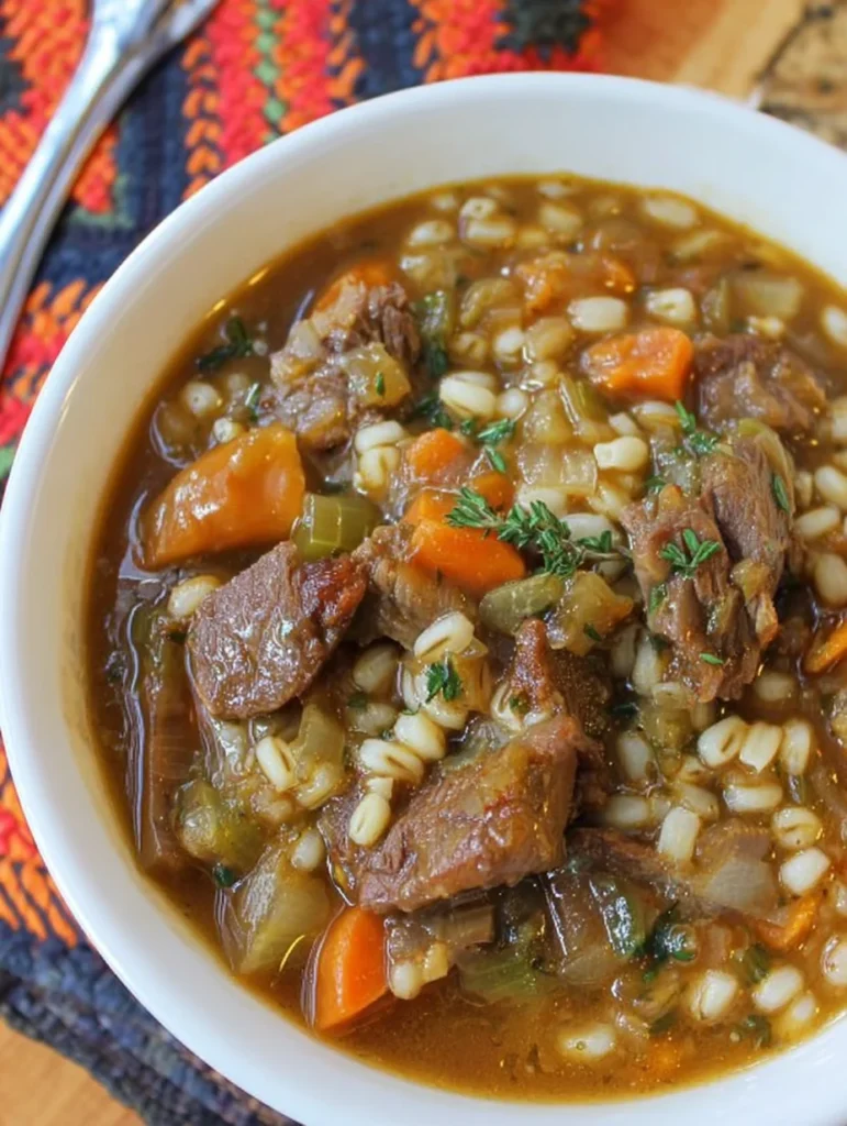 Beef and Barley Soup