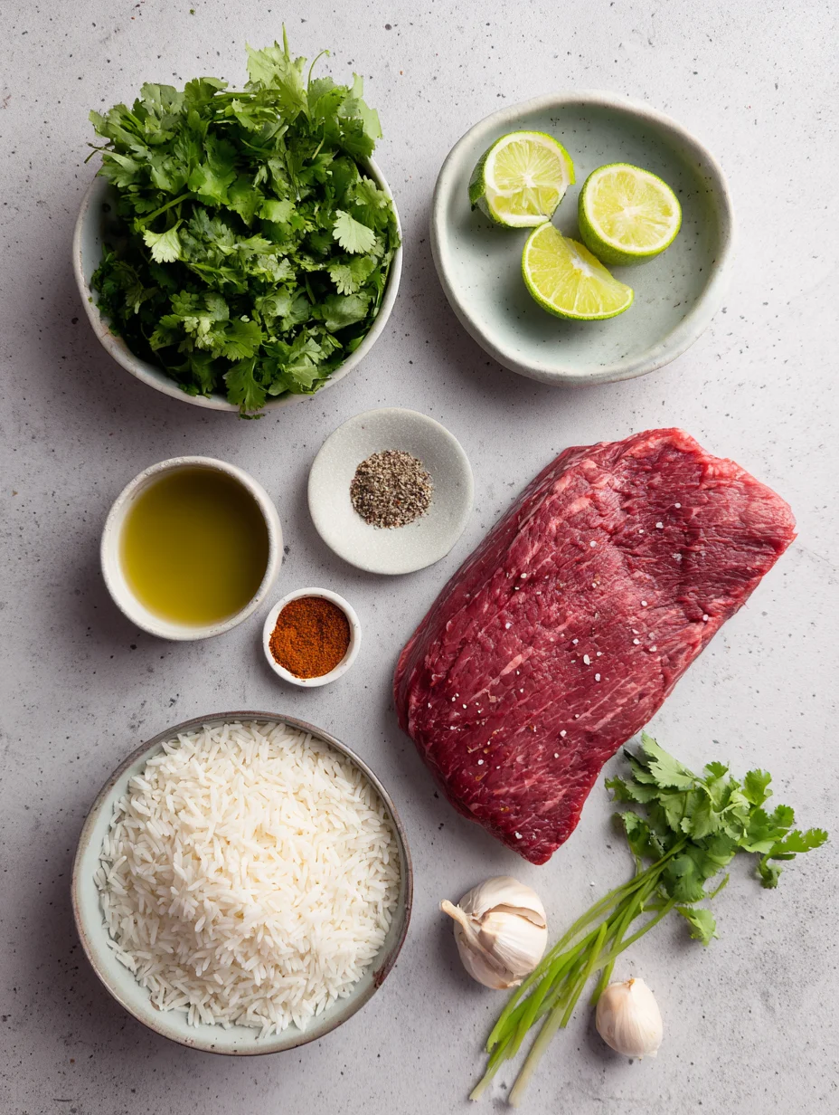 Cilantro Lime Steak Bowls