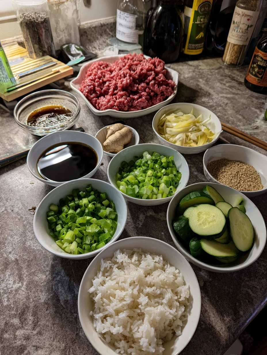 Korean Ground Beef Bowl