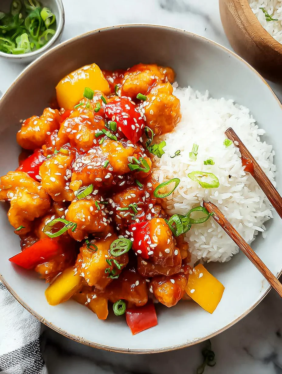 Sweet And Sour Chicken