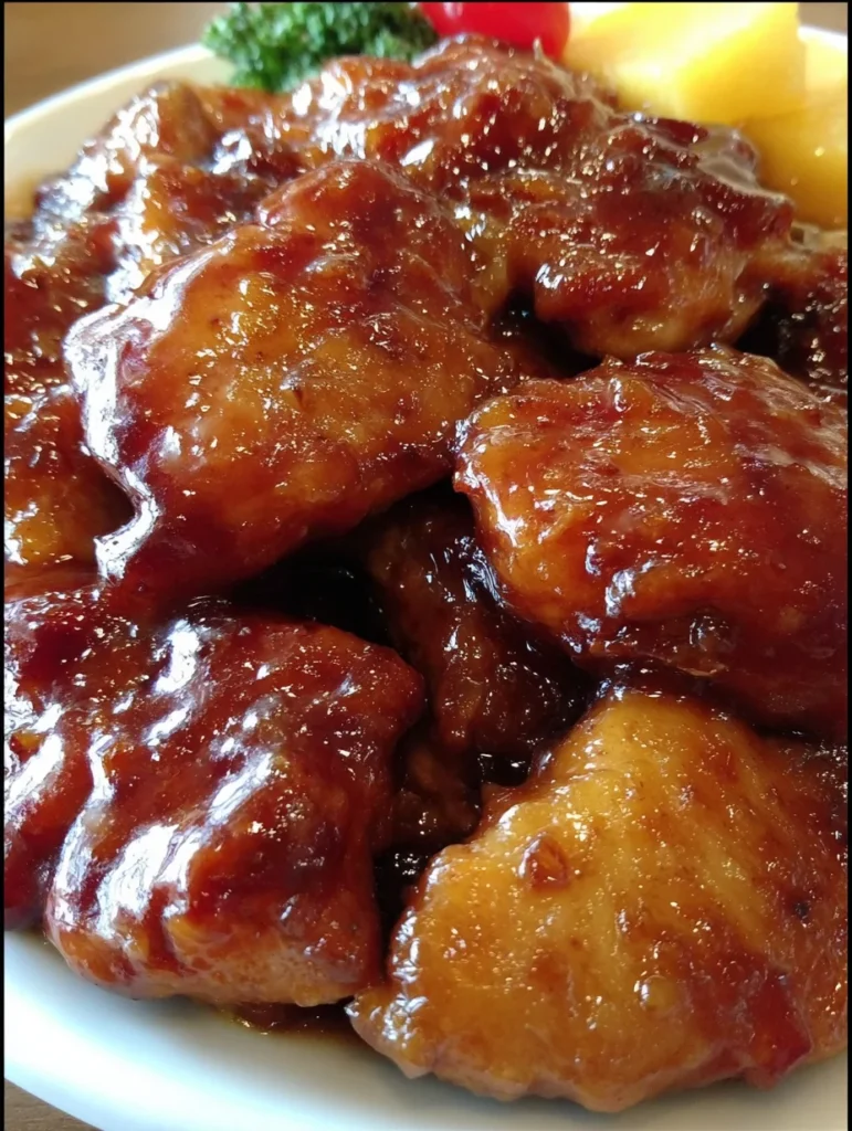 Sweet Hawaiian Crock Pot Chicken