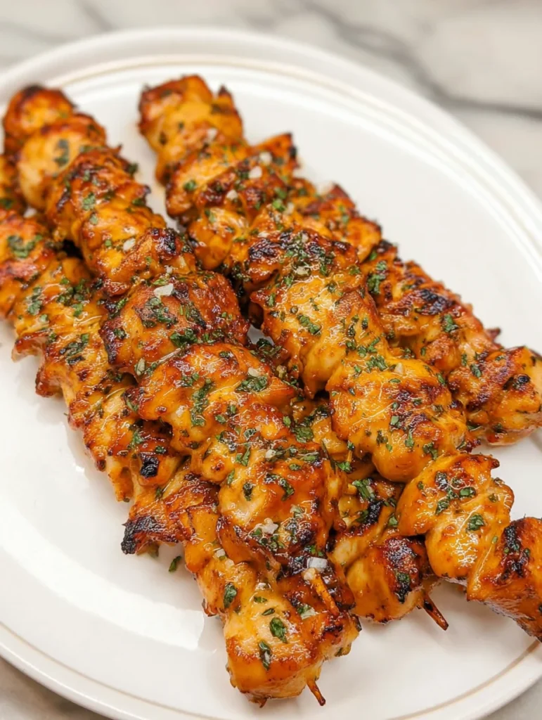 Air Fryer Chicken Skewers