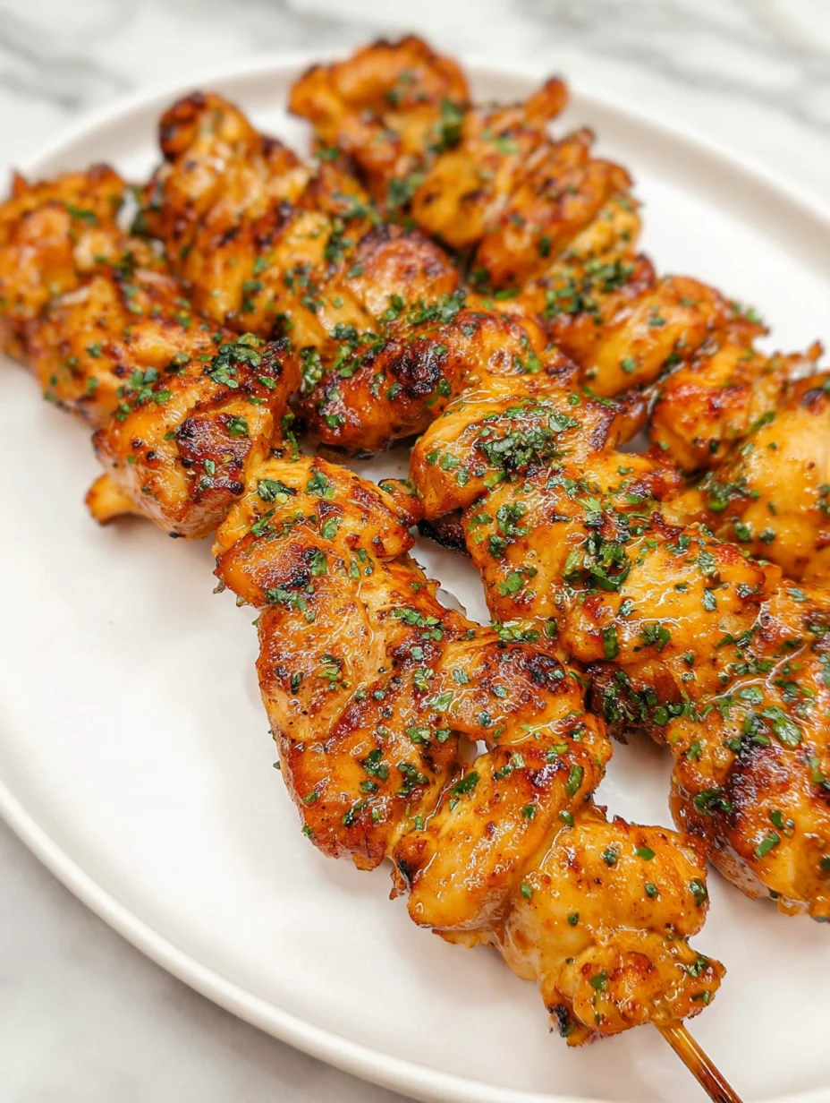 Air Fryer Chicken Skewers