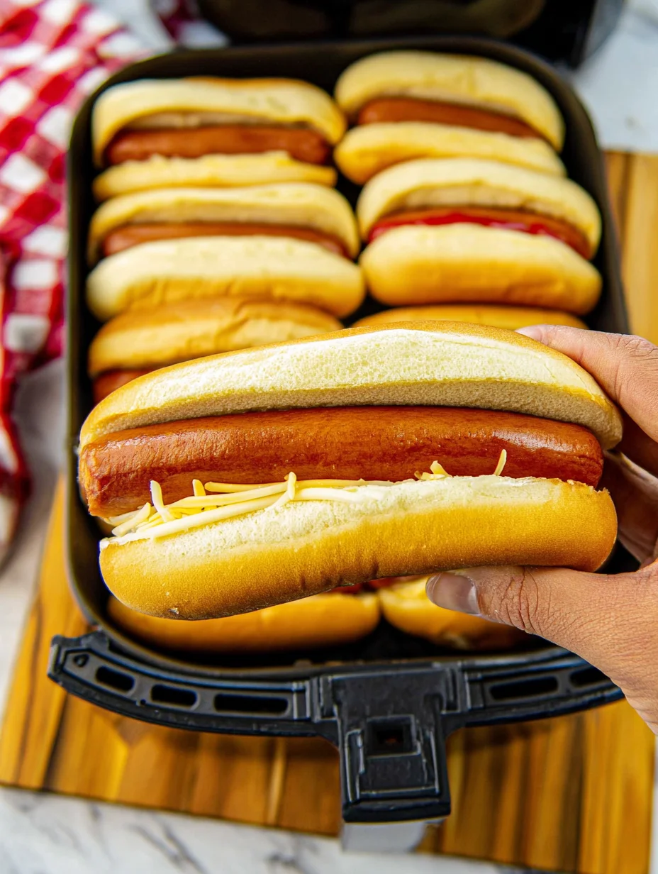 Air Fryer Hot Dogs