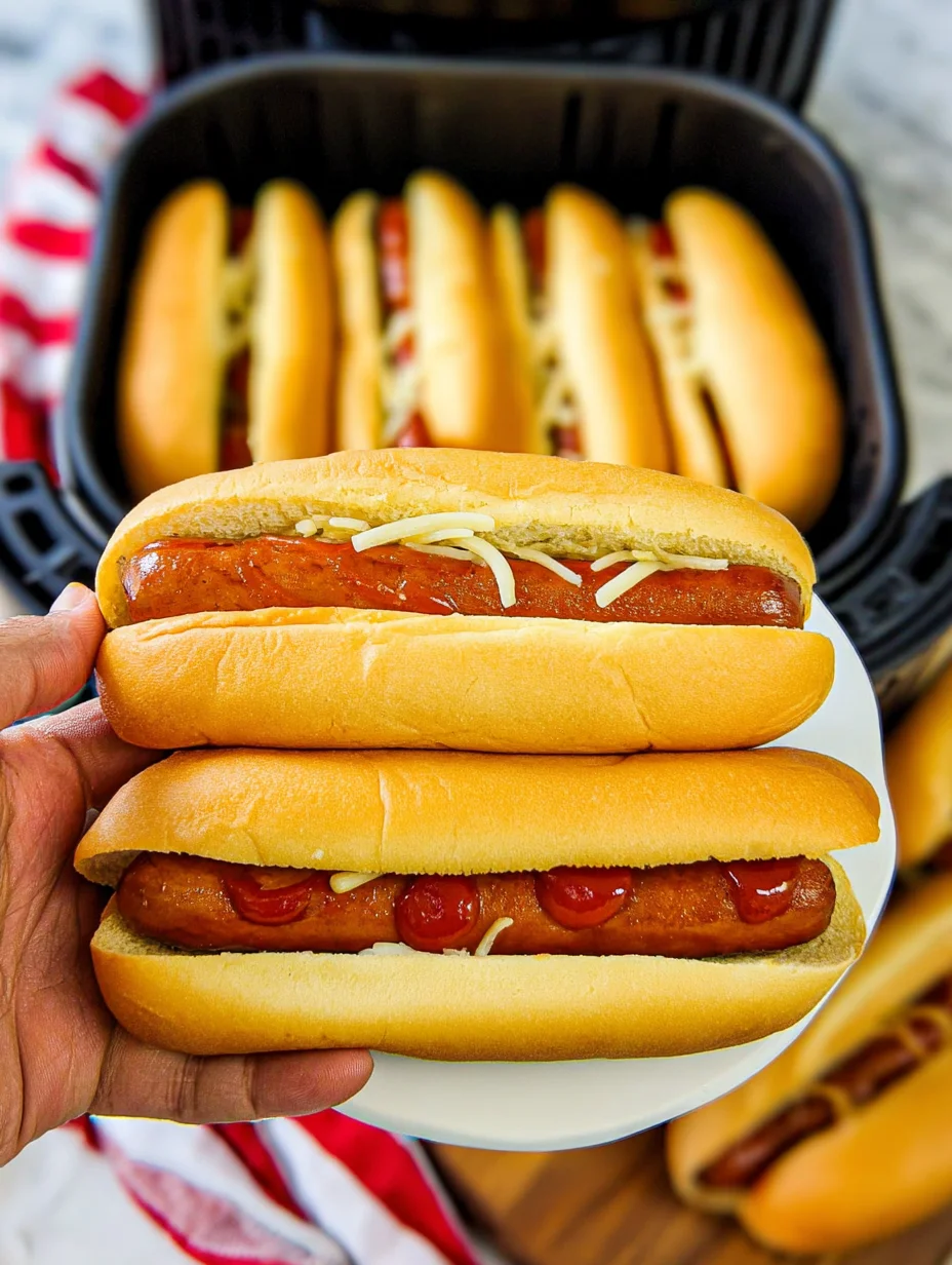 Air Fryer Hot Dogs
