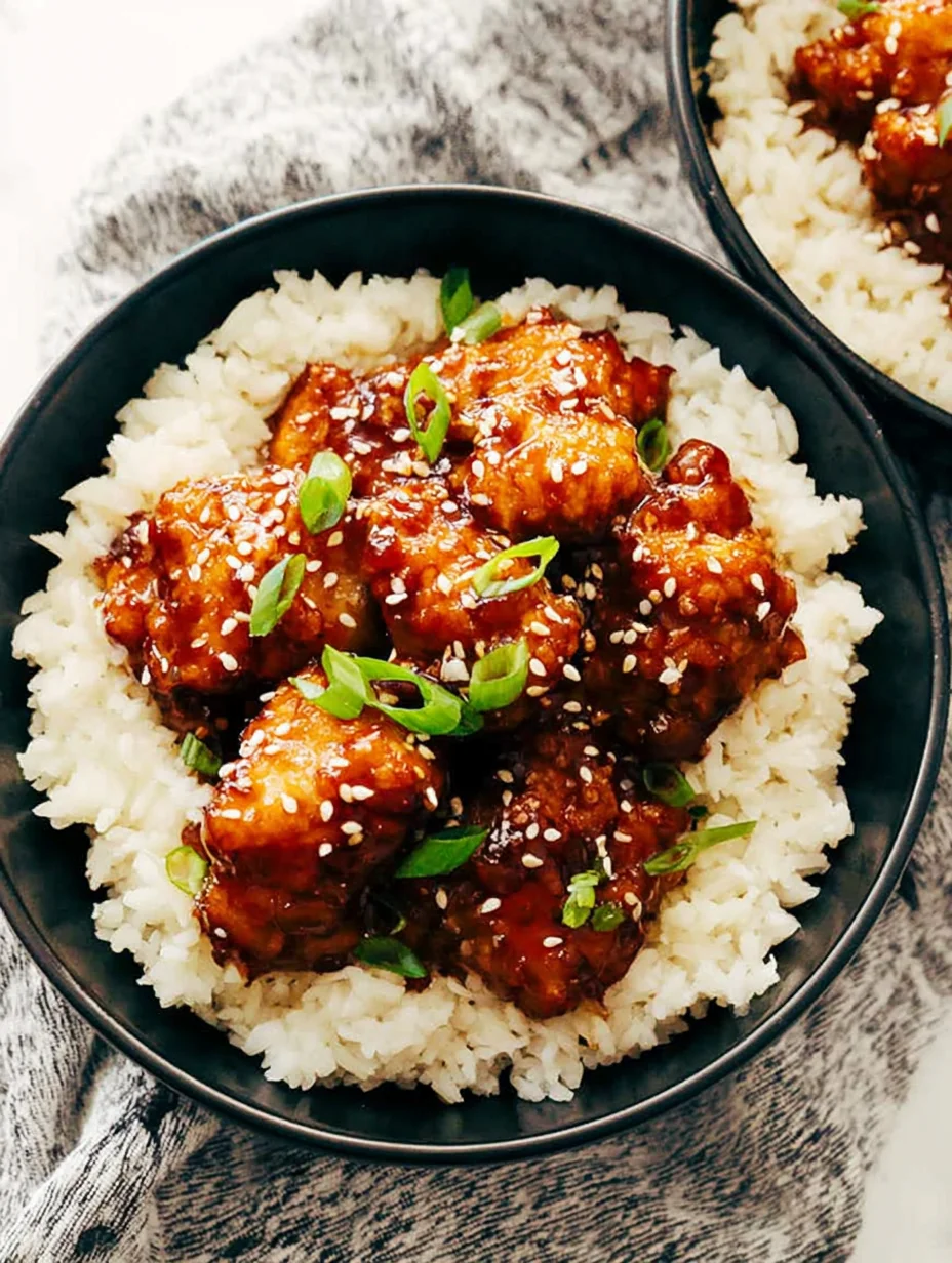 Baked Honey Sesame Chicken