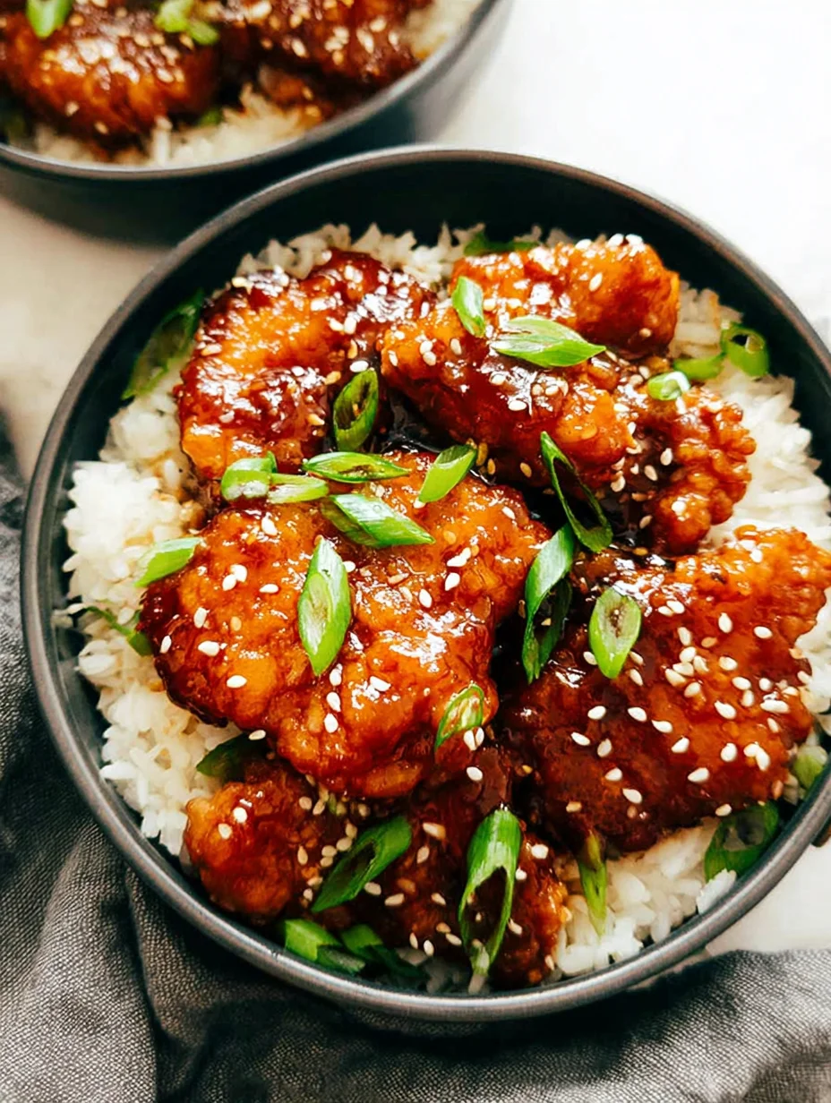 Baked Honey Sesame Chicken