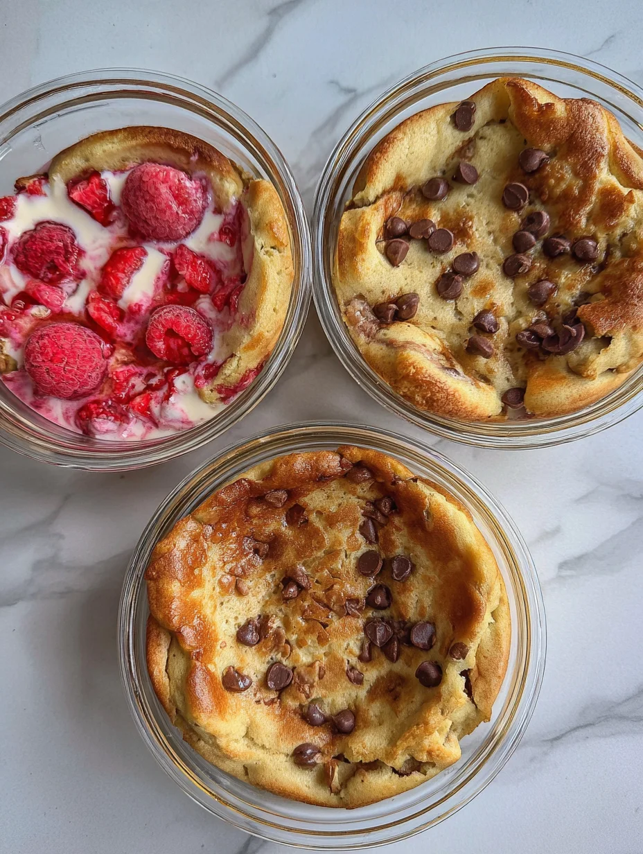 Baked Protein Pancake Bowls
