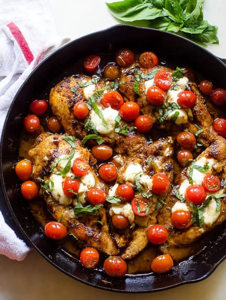 Balsamic Glazed One Pan Chicken