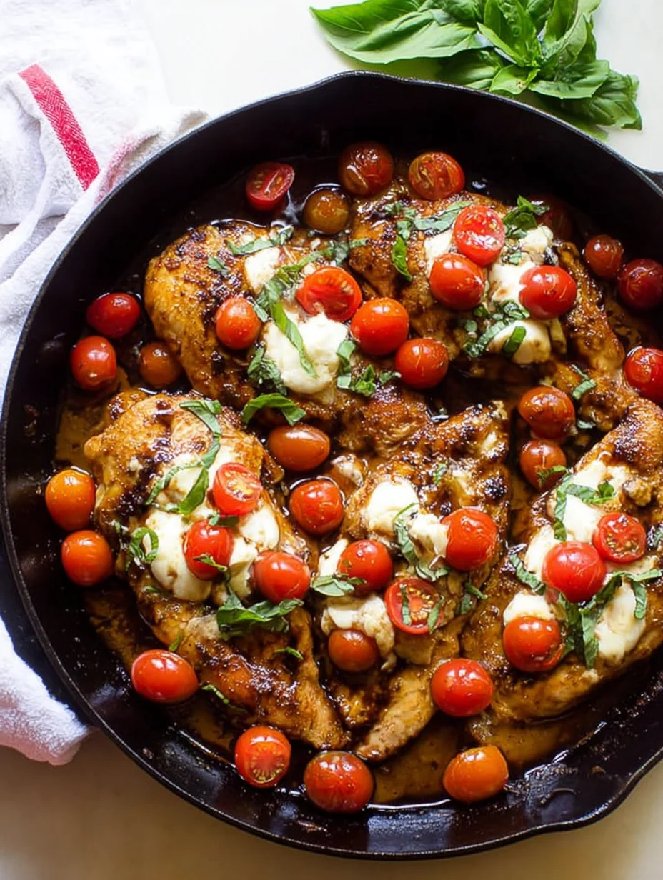 Balsamic Glazed One Pan Chicken