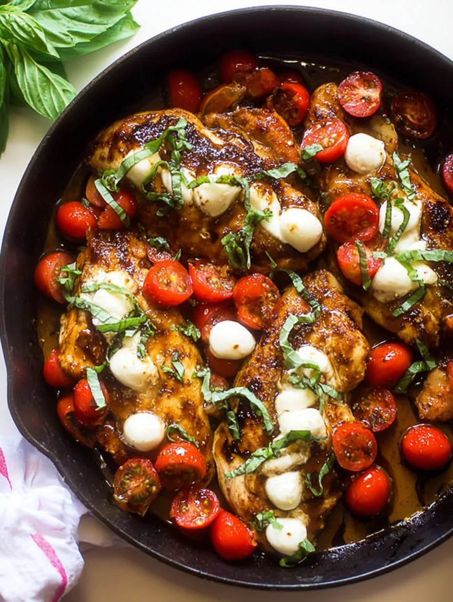Balsamic Glazed One Pan Chicken