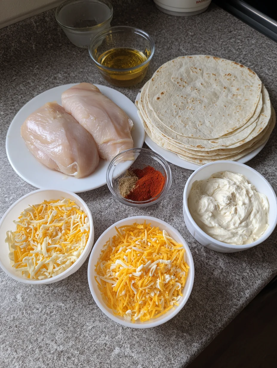 Cheesy Chicken Garlic Wraps