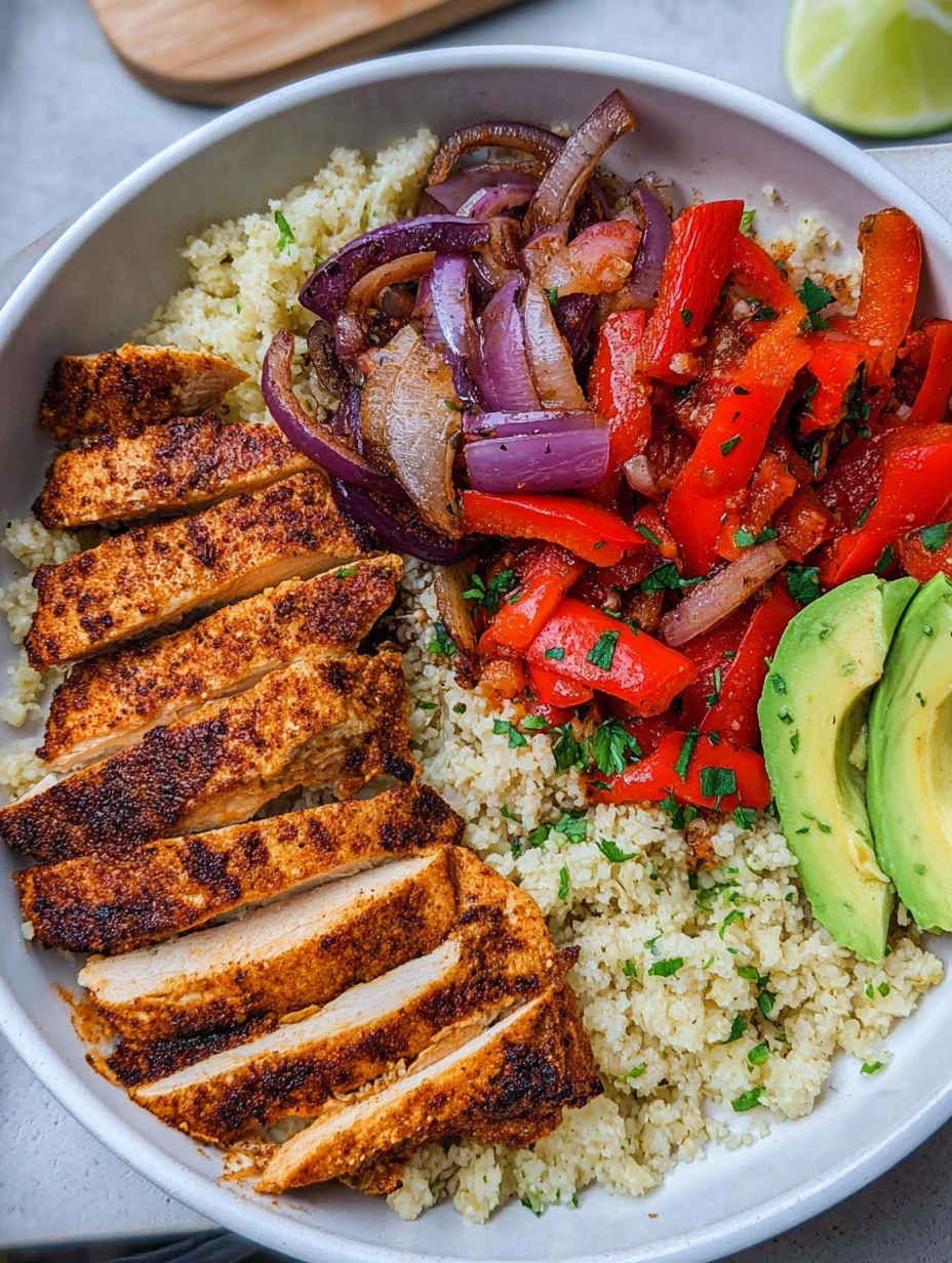 Chicken and Cauliflower Rice Bowls