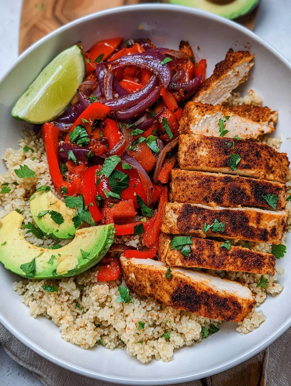 Chicken and Cauliflower Rice Bowls