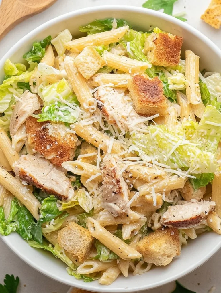 Chicken Caesar Pasta Salad