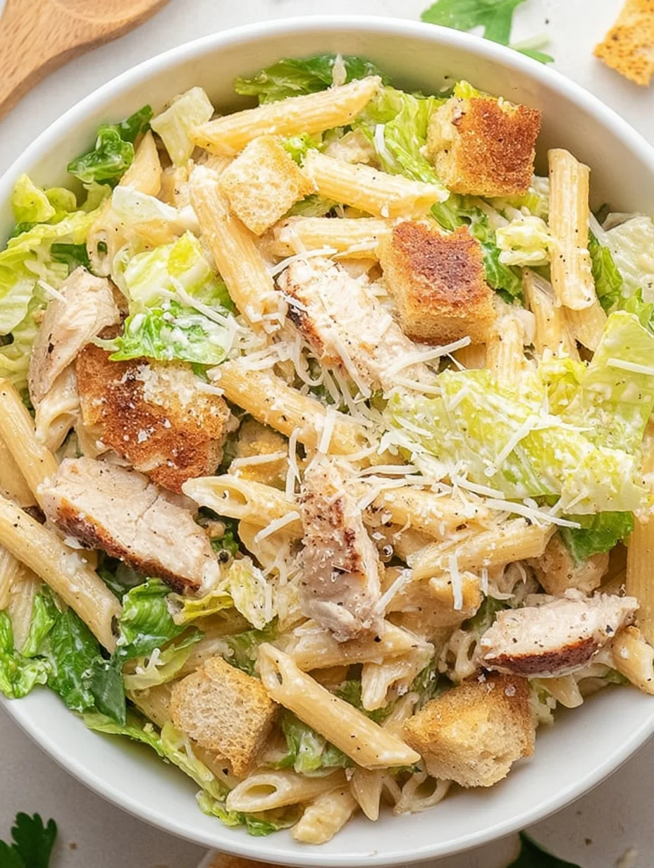 Chicken Caesar Pasta Salad