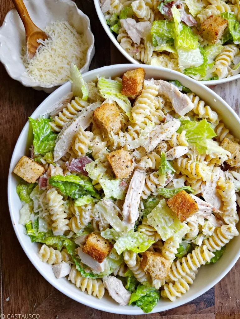 Chicken Caesar Pasta Salad
