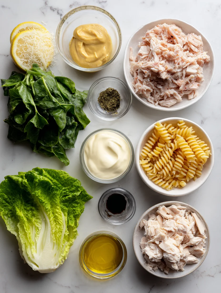 Chicken Caesar Pasta Salad