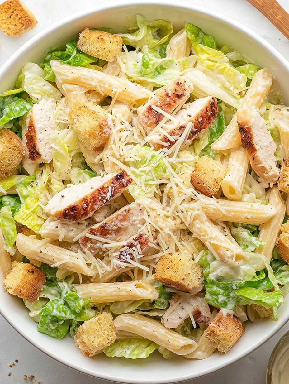 Chicken Caesar Pasta Salad