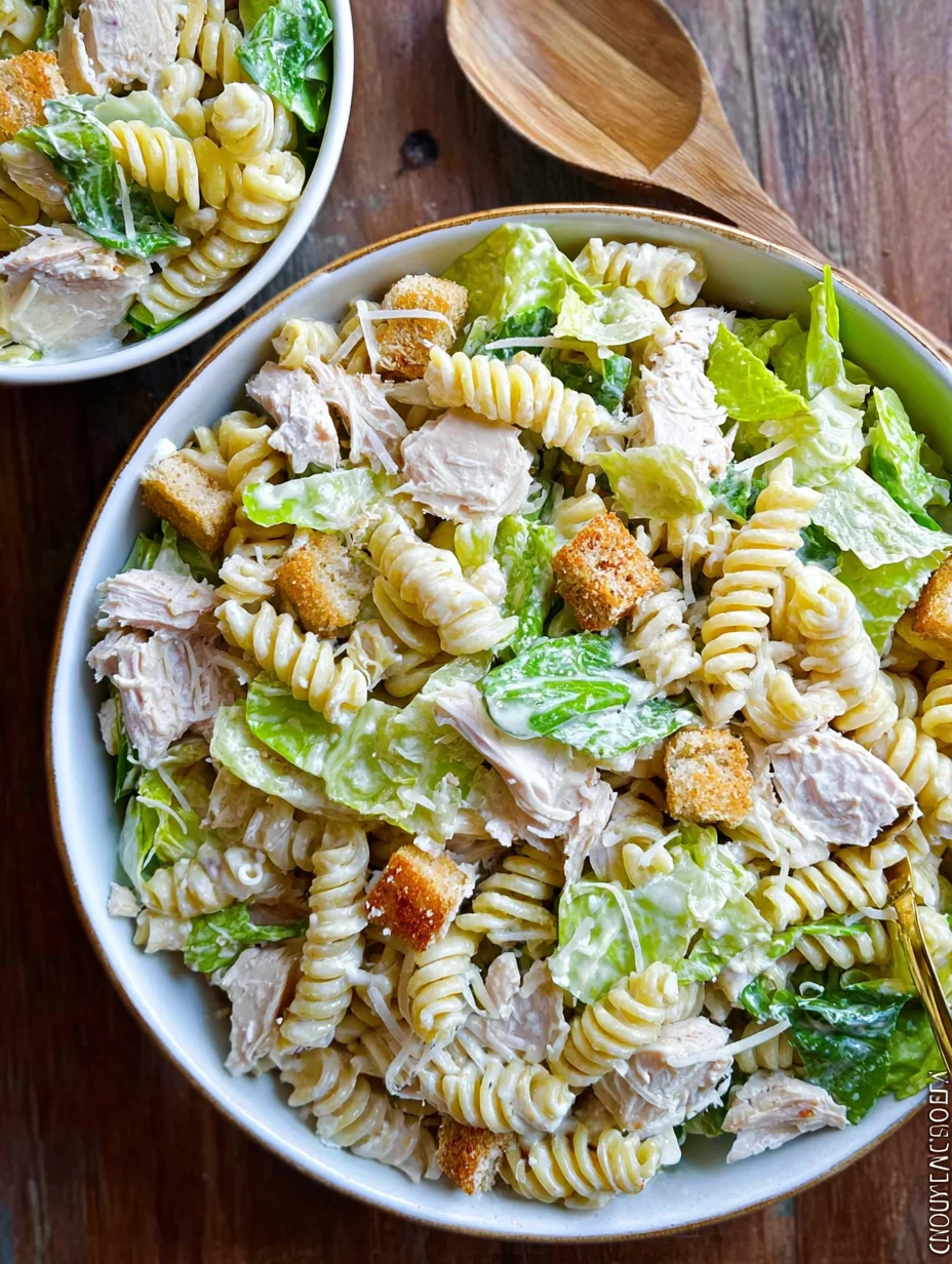 Chicken Caesar Pasta Salad