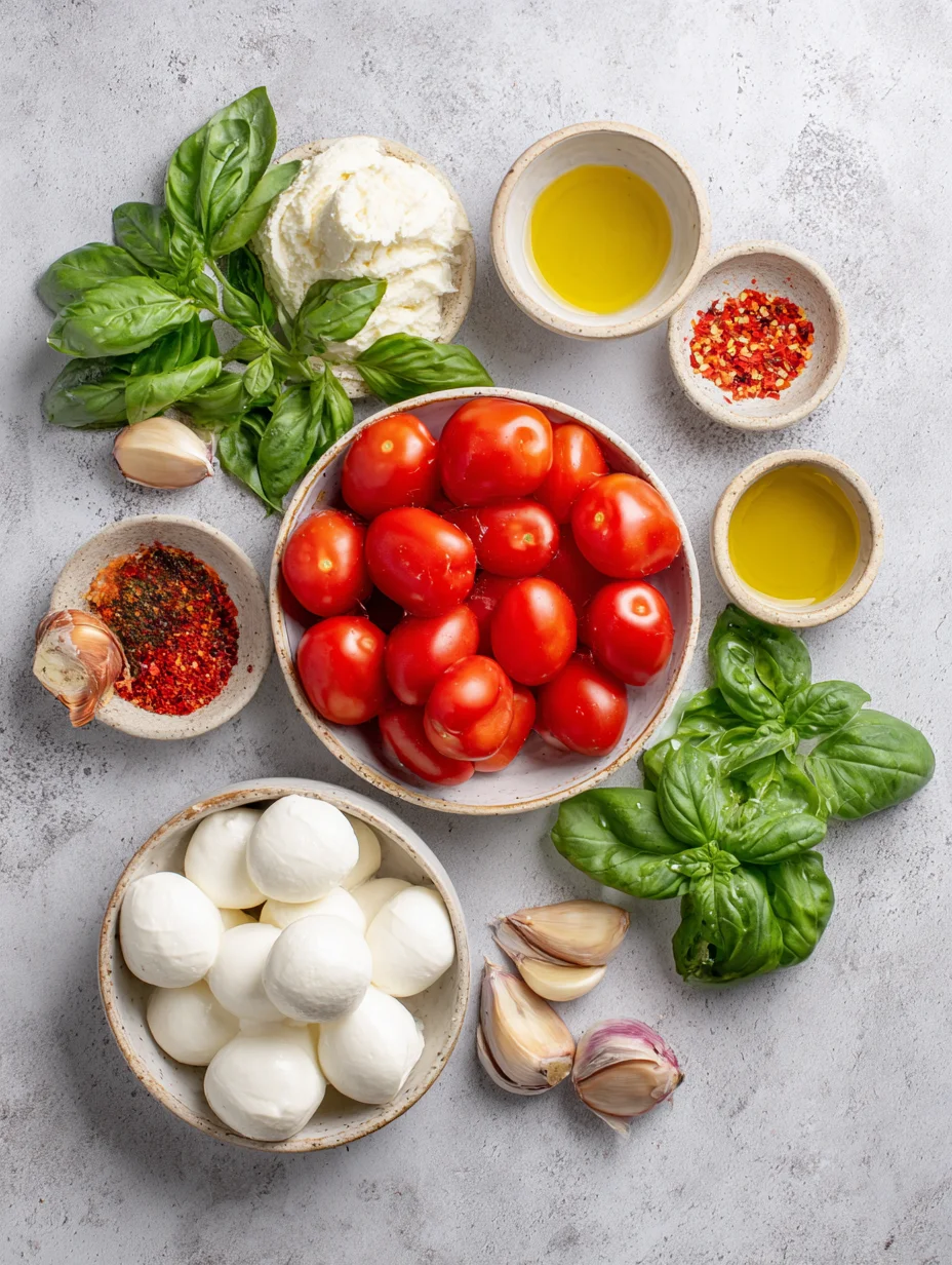 Creamy Tomato Gnocchi with Burrata