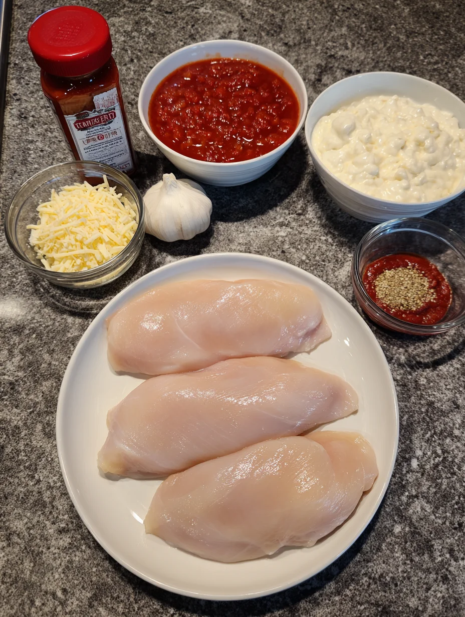 Crockpot Chicken Parmesan Soup