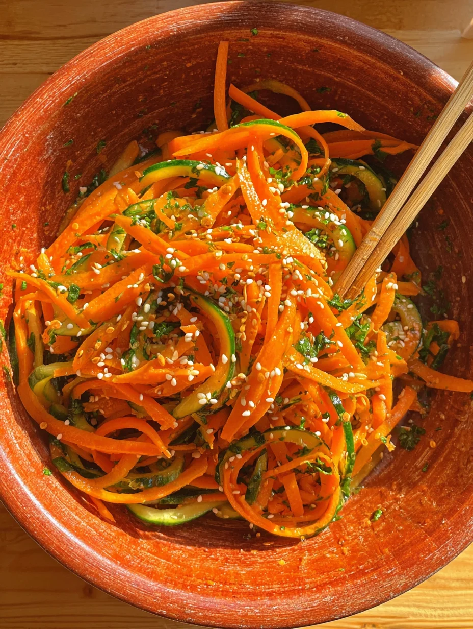 Cucumber Carrot Salad
