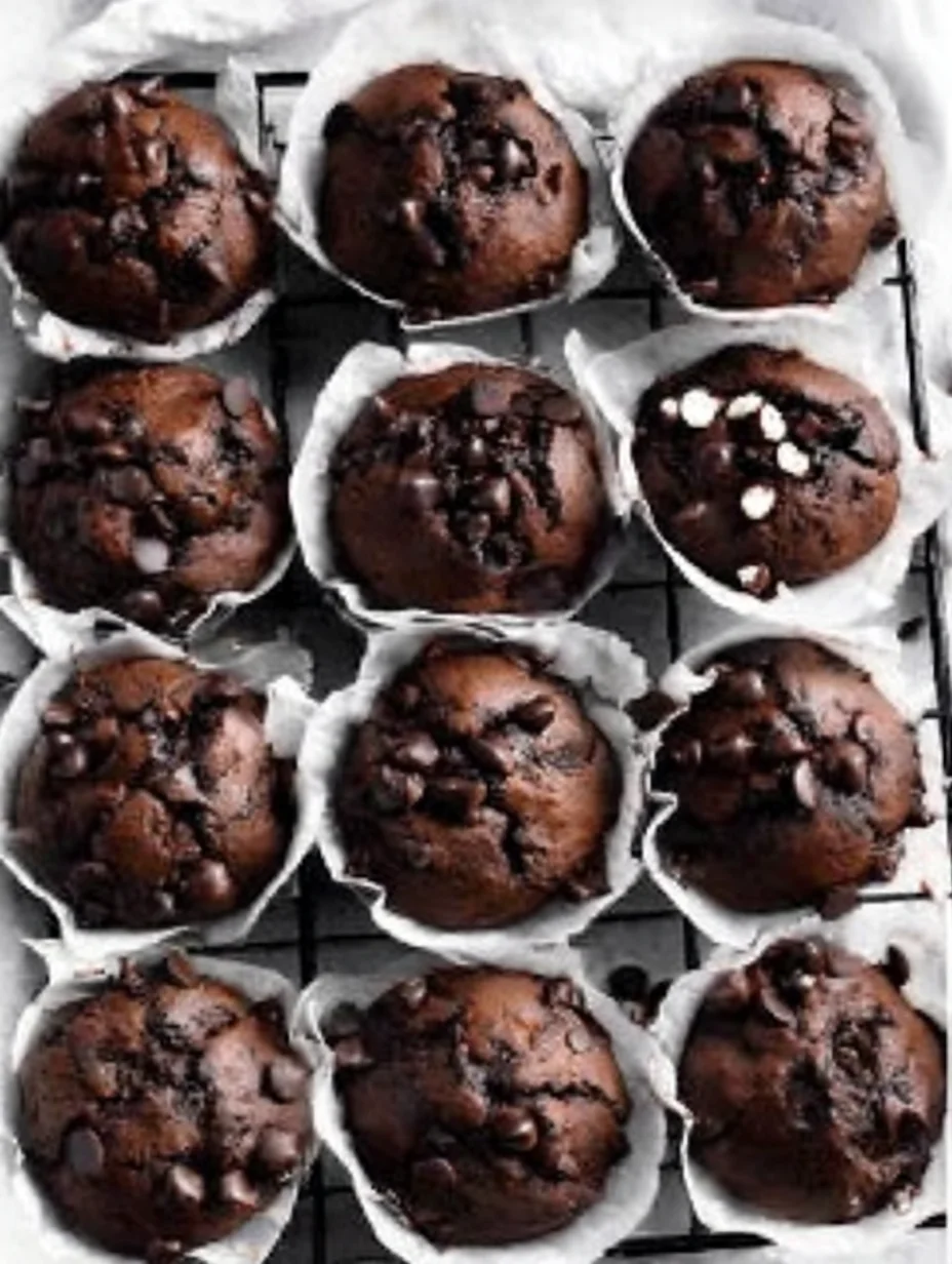 Double Chocolate Espresso Muffins