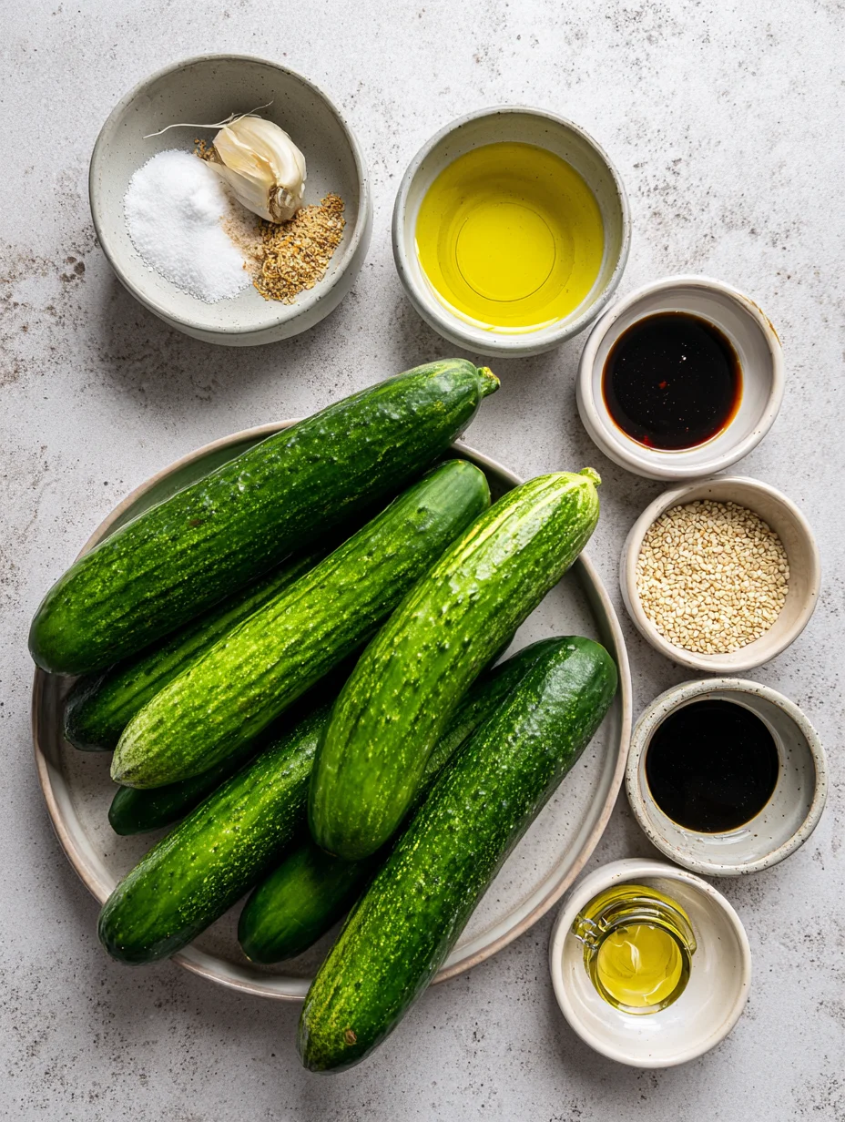 Easy Asian Cucumber Salad