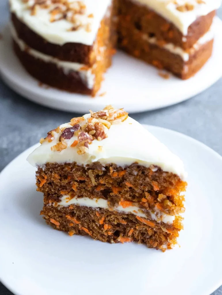 Easy Carrot Cake with Cream Cheese Frosting