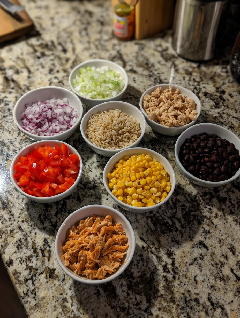 Easy Chicken Burrito Casserole