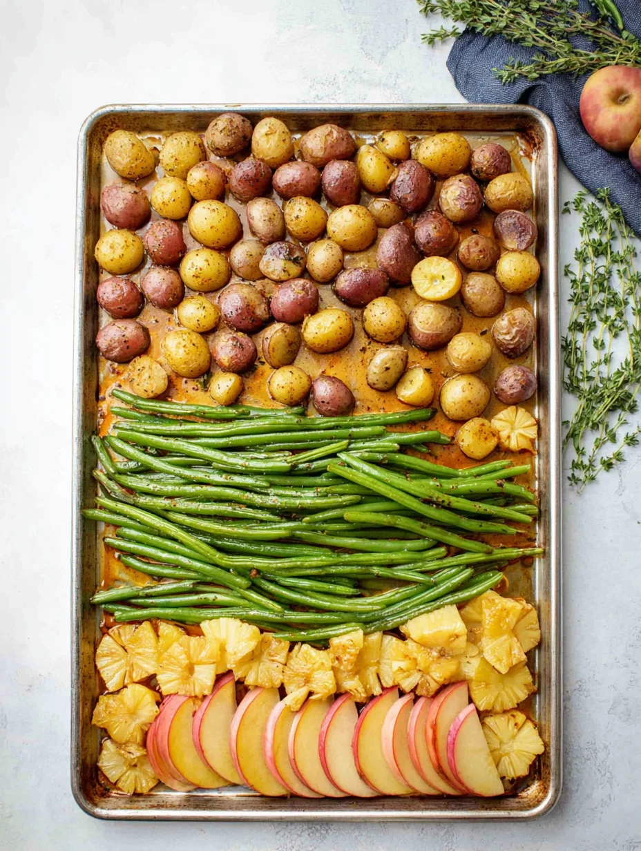 Easy Easter Dinner on a Sheet Pan