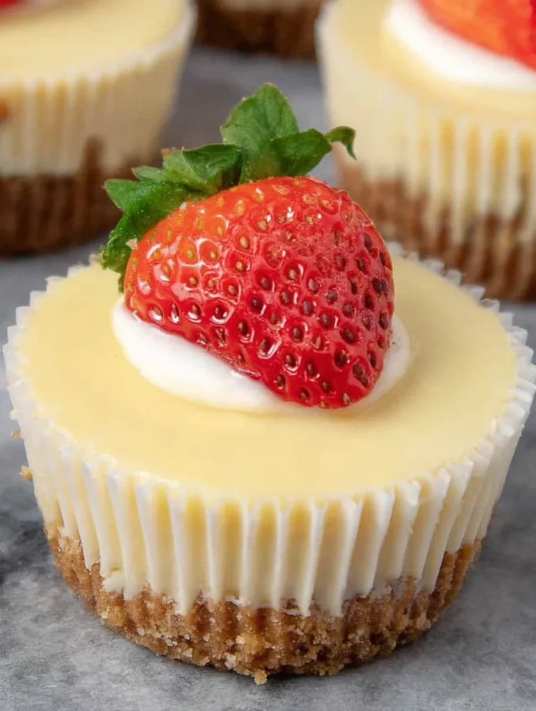 Easy Mini Cheesecakes