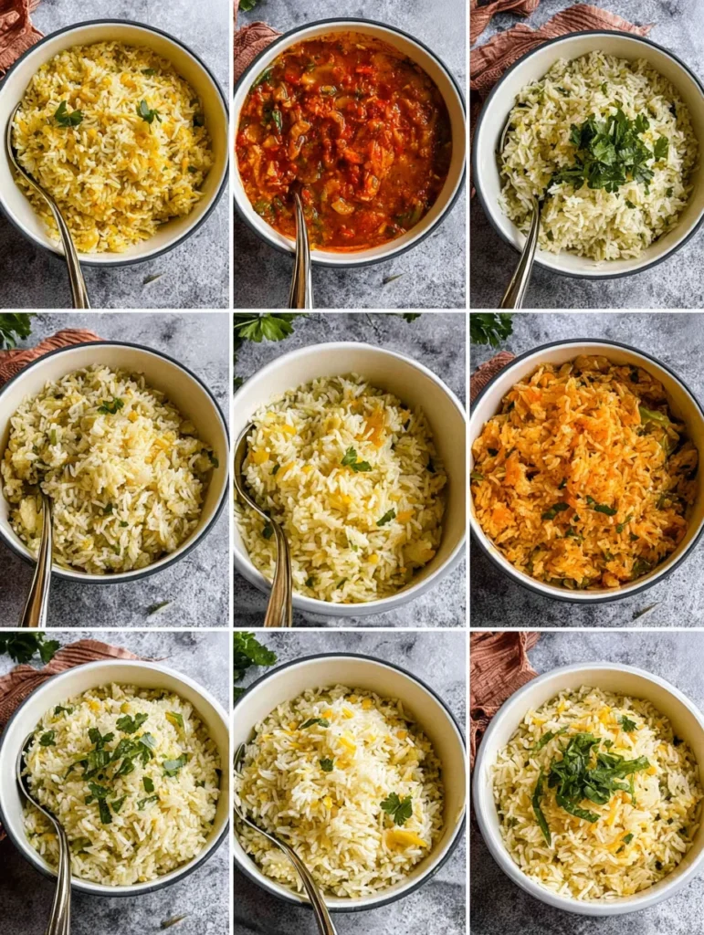 8 Flavored Rice Recipes