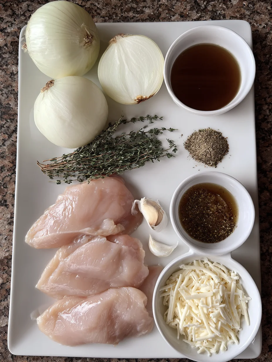 French Onion Chicken Bake