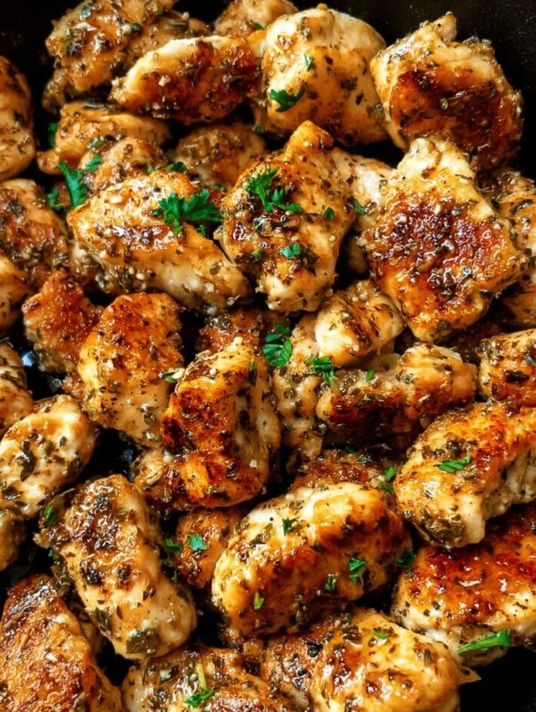 15-Minute Garlic Butter Chicken Bites