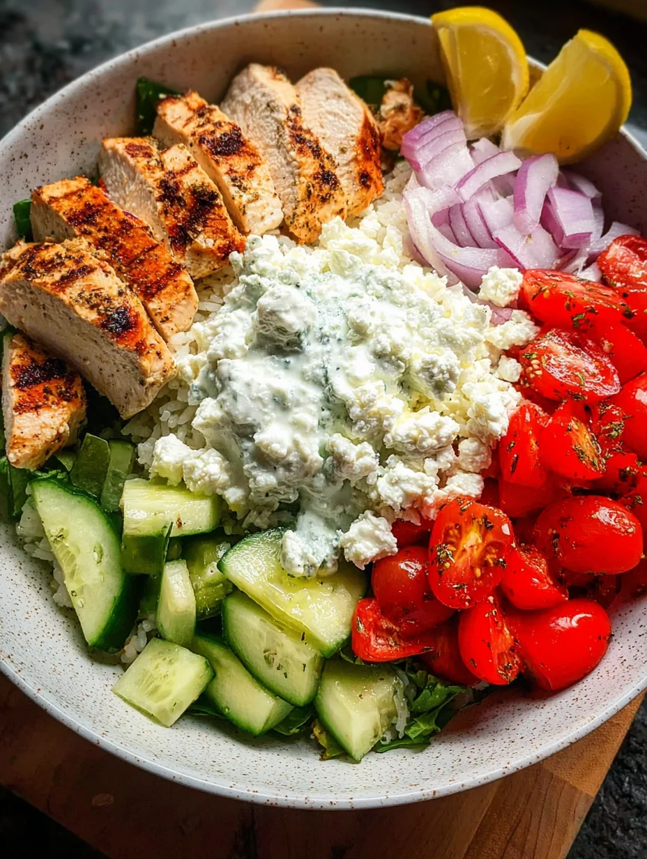 Greek Chicken Bowls