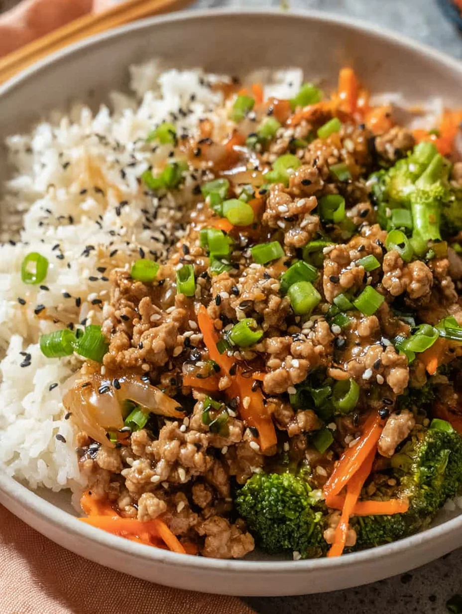 Ground Turkey Teriyaki Stir Fry