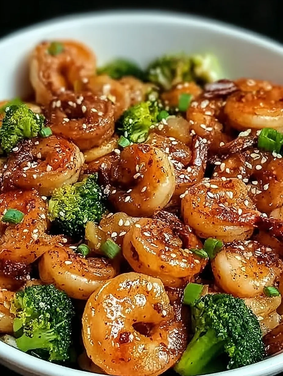 High-Protein Honey Garlic Shrimp