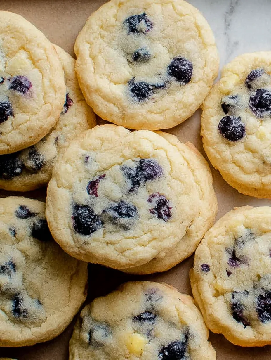 Lemon Blueberry Cookies