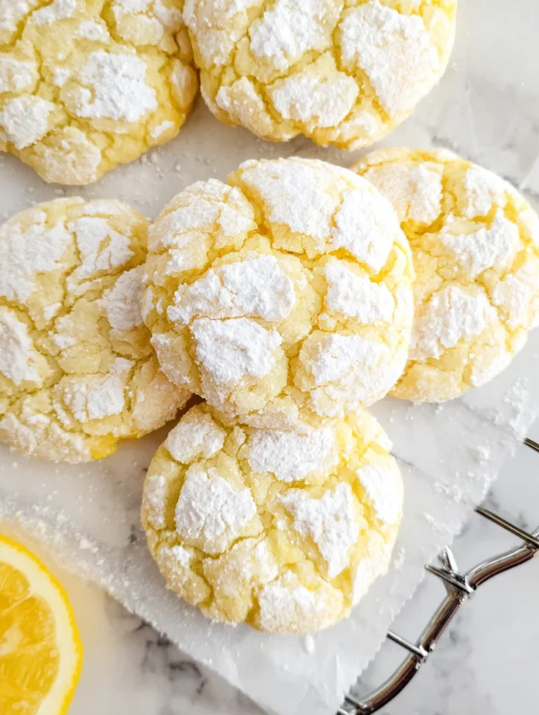 Lemon Crinkle Cookies