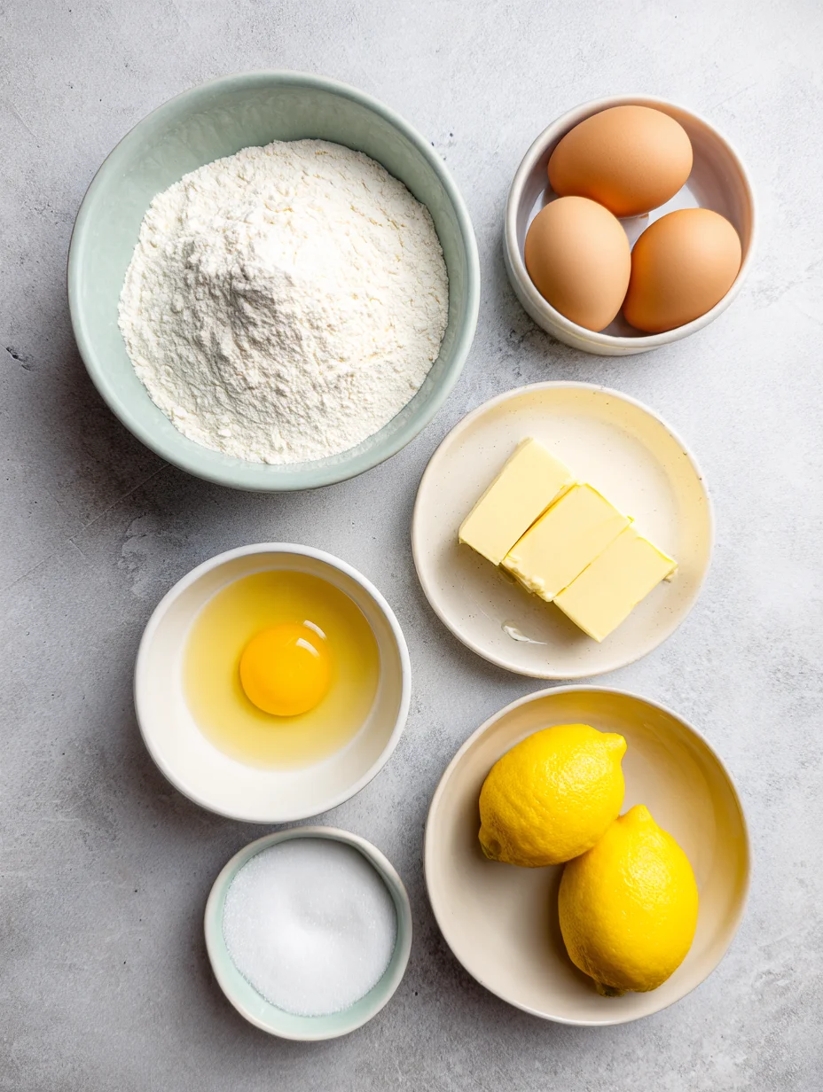 Lemon Crinkle Cookies
