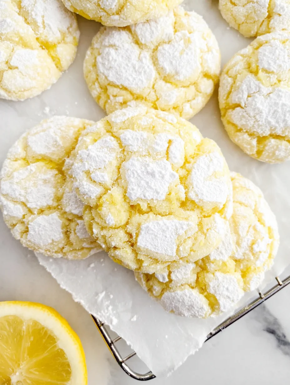 Lemon Crinkle Cookies