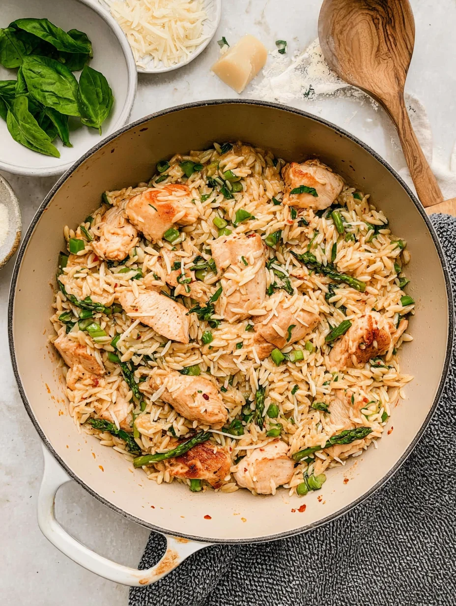 One Pot Chicken Orzo