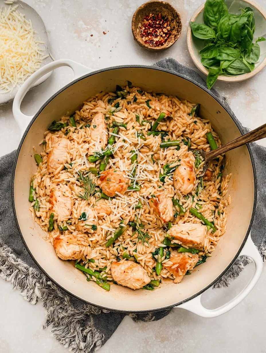 One Pot Chicken Orzo