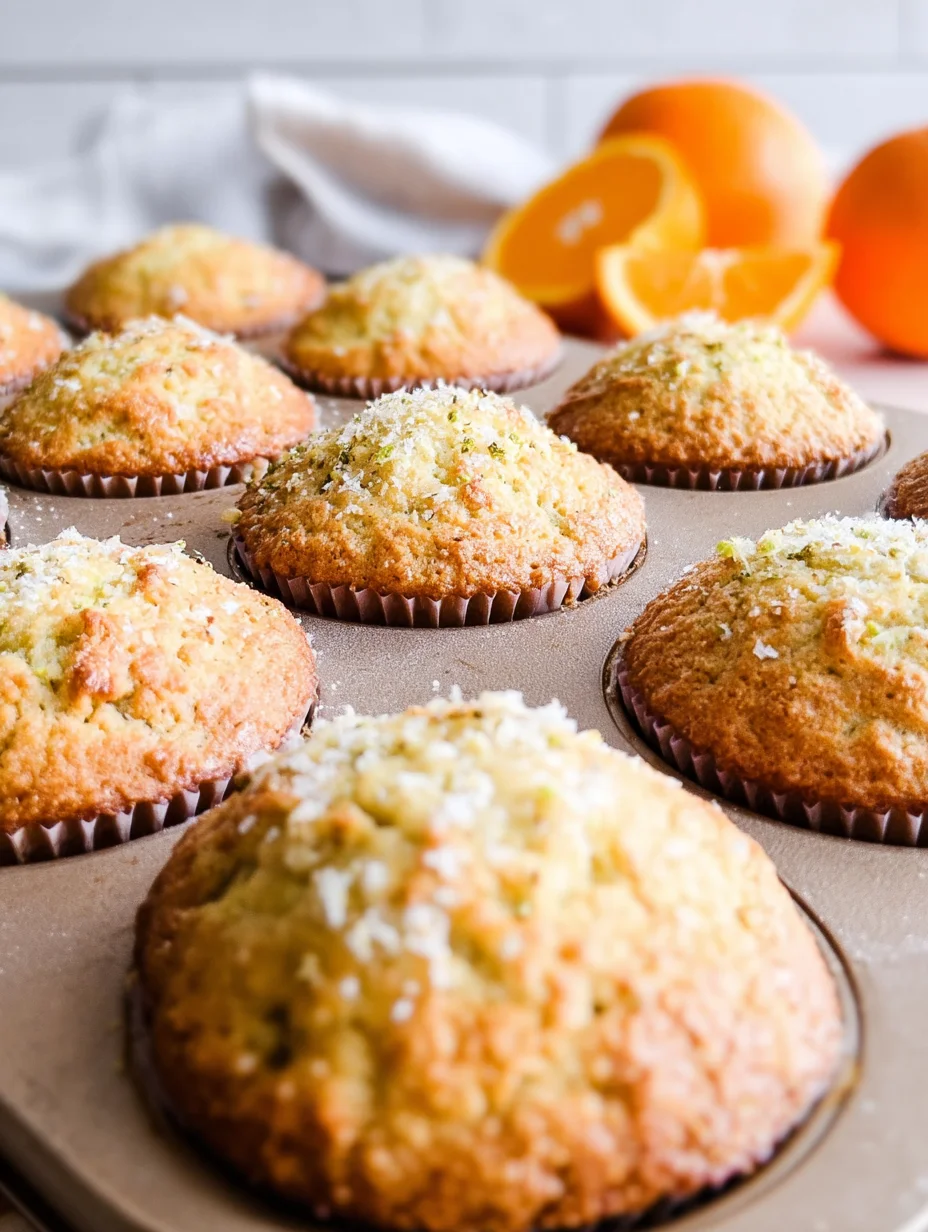 Orange Cardamom Muffins
