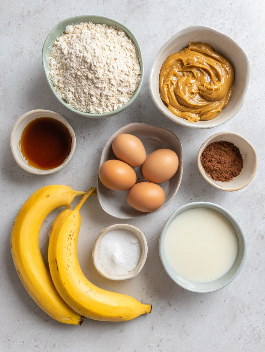 Peanut Butter Banana Muffins