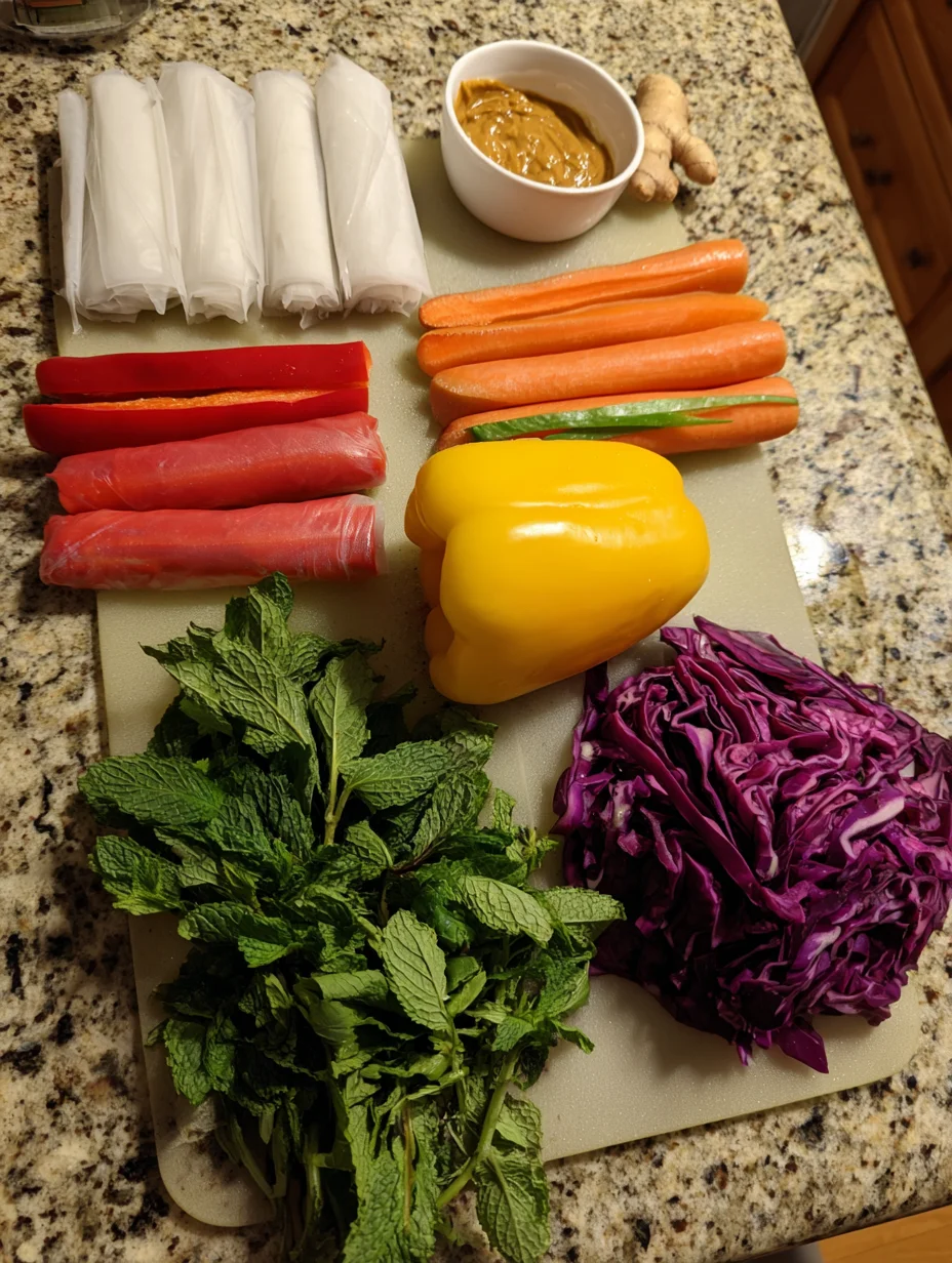 Rainbow Spring Rolls